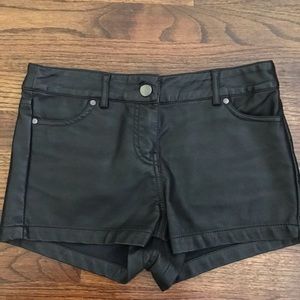 Forever twenty one faux leather shorts